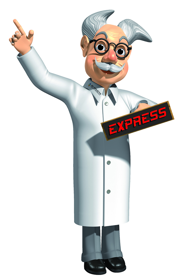 Mein Name ist DR DRUCK und verabschiede mich nach 25 Jahren in den wohlverdienten Ruhestand und sage herzlichen Dank für das entgegengebrachte Vertrauen und Adieu!